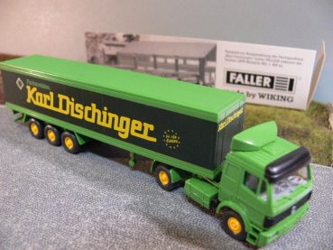 1/87 Wiking hergestellt für Faller MB SK Karl Dischinger Spedition Sattelzug 984